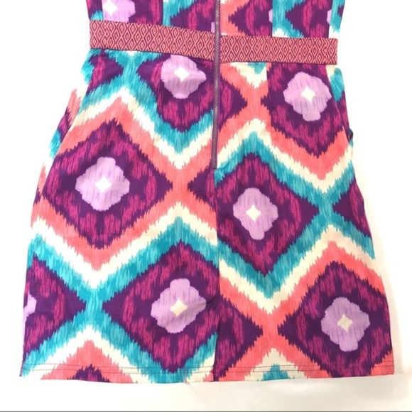 👙AE American Eagle Printed Corset Dress Ikat NWT - Picture 7 of 8